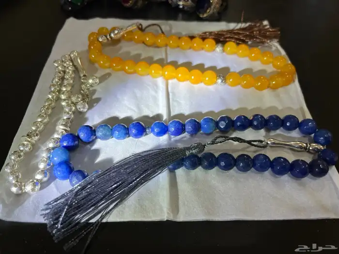 احجار كريمه طبيعيه وفضه إيطالي عيار 925 8