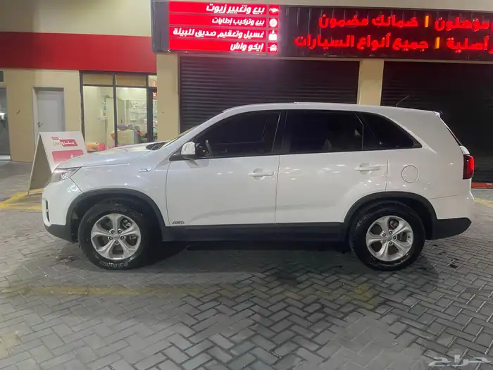 للبيع كيا سورنتو موديل 2014 للون ابيض Kia Sorento 2014 whit 13