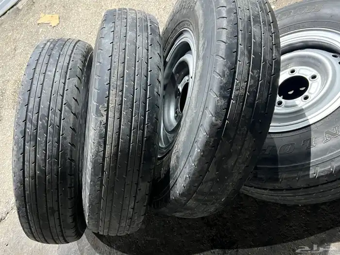 جنوط شنبر وكاله مع كفرات دنلوب مقاس 16 جيب شاص 16