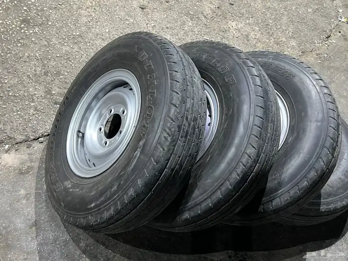 جنوط شنبر وكاله مع كفرات دنلوب مقاس 16 جيب شاص 28