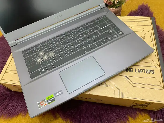 لابتوبMsi للالعاب والتصميم جديد غير مستخدم المواصفات بالوصف 13
