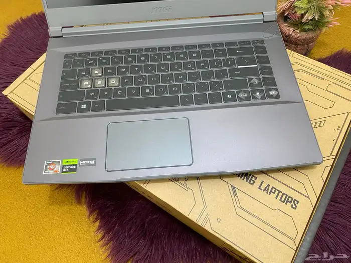 لابتوبMsi للالعاب والتصميم جديد غير مستخدم المواصفات بالوصف 18