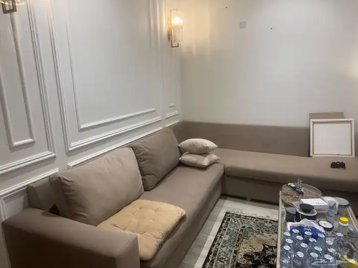 كنب للبيع حرف L البيع السريع على السوم 0