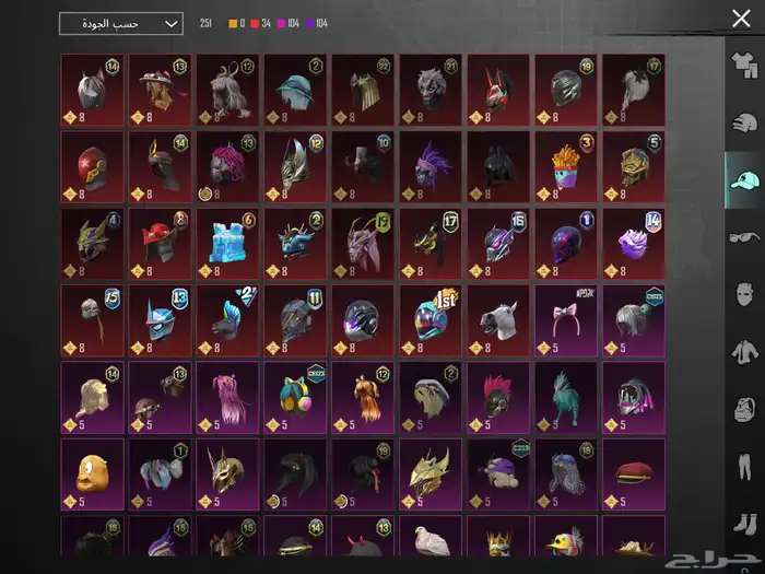 حساب ببجي للبيع 10