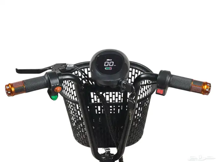 سكوتر كهربائي مع سلة ومقعد خلفي بقوة 36 فولت  سكوتر كهربائي 8