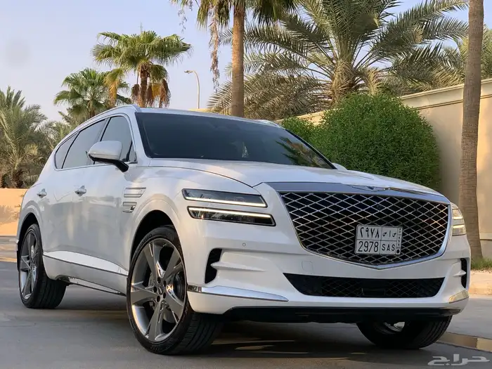 جنسس GV80 موديل 2022 بحالة الوكاله ممشى 38 الف 2