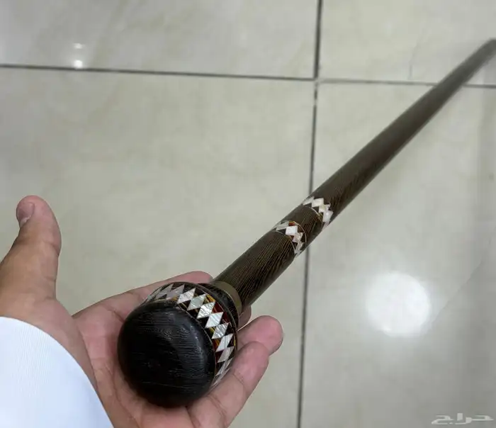 عصي فنجي إفريقي مرصعة بالصدف   سعر خاص 149 ريال 4