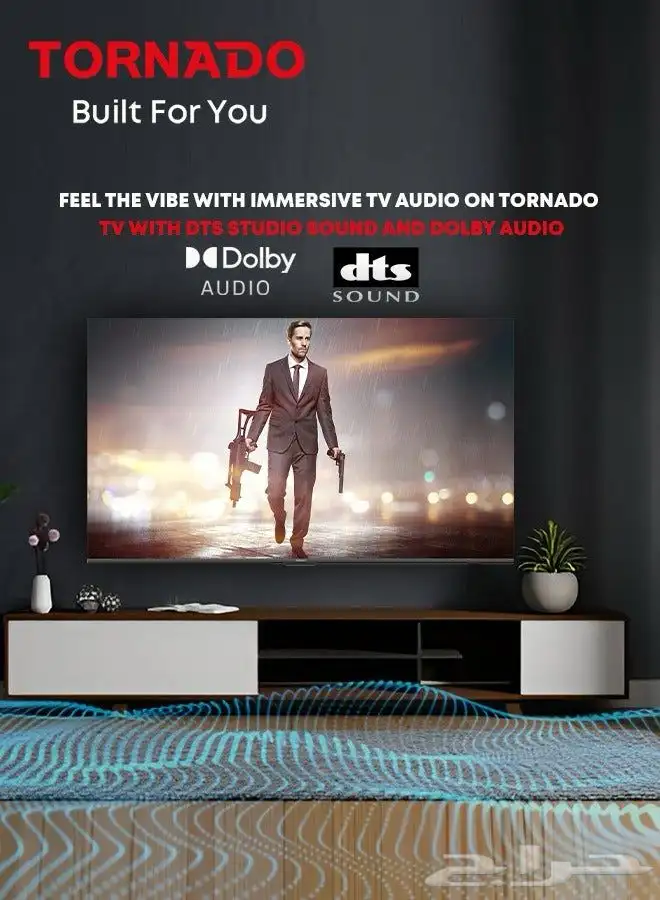 عرض شاشة ترنيدو 55 بوصة Google TV 7
