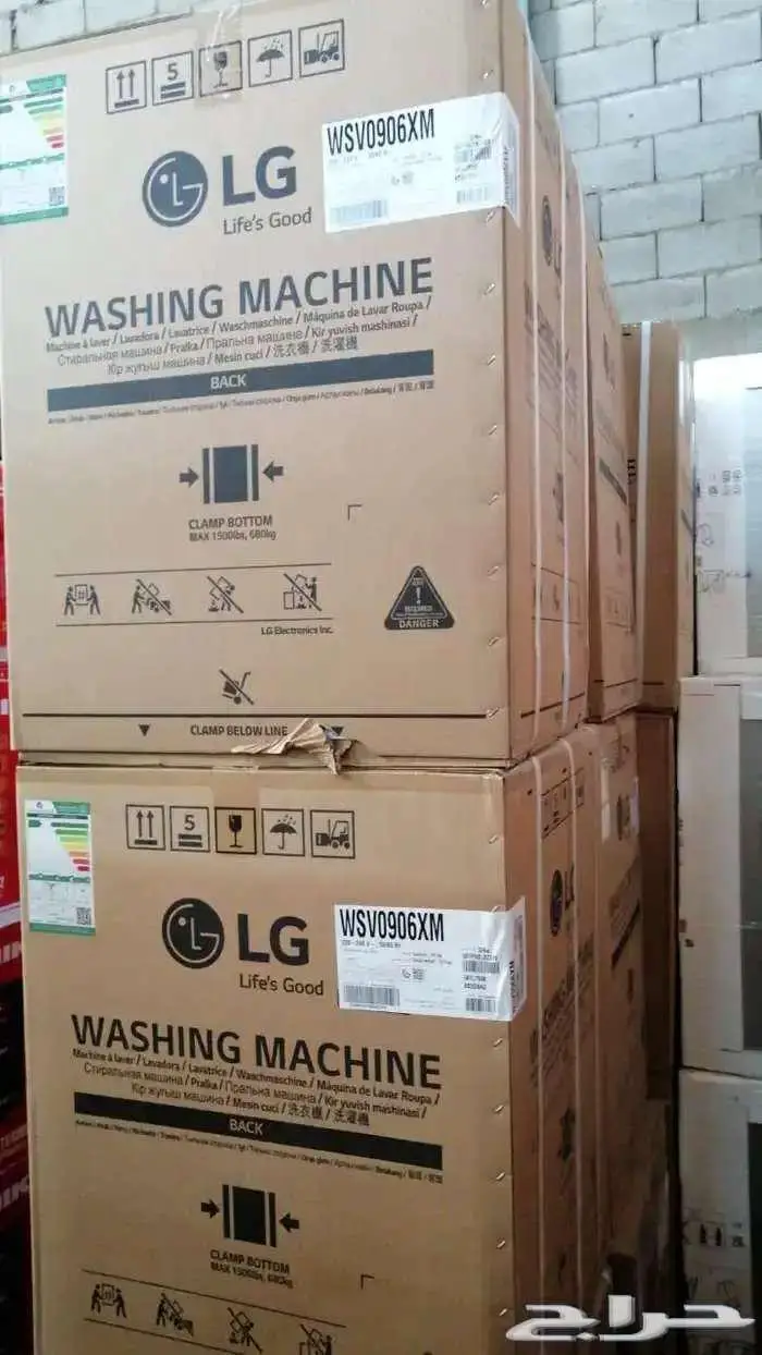 غسالة اتوماتيك ال جي أمامية (9- 10.5) LG- متوفر كاش و اقساط 0