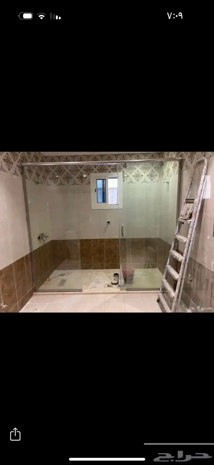 باب زجازج للشاور نظيف جدا 2
