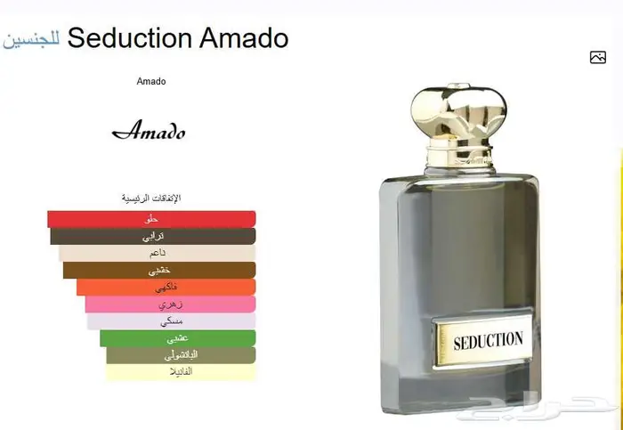 عطر سيداكشن من أمادو 0