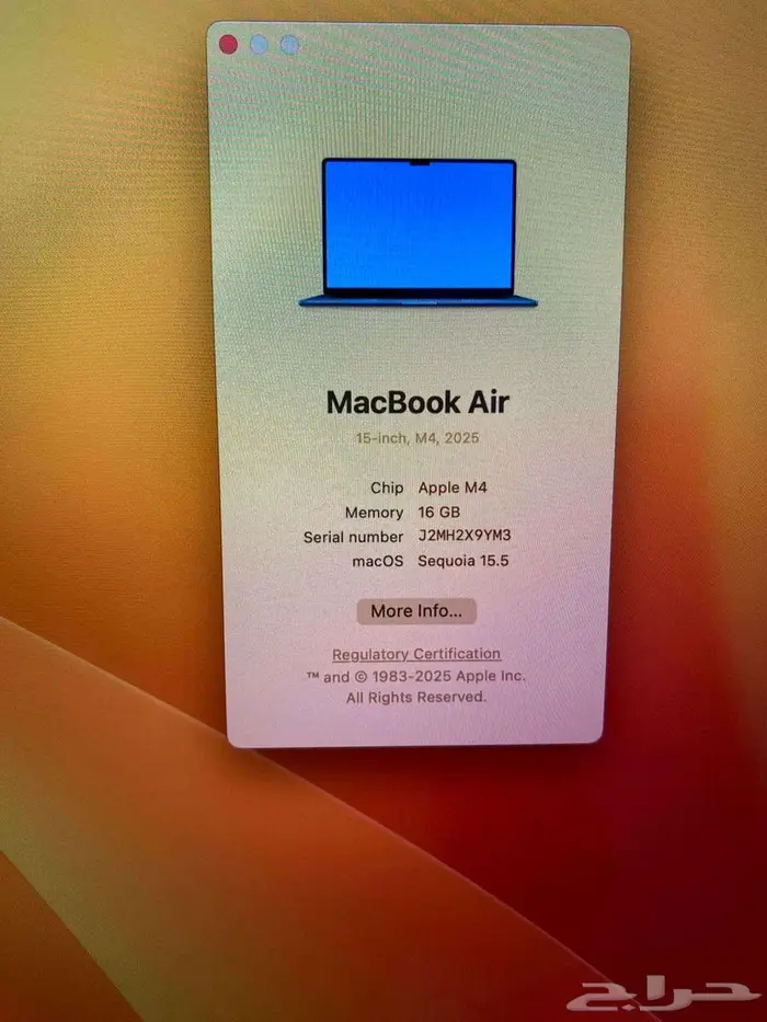 Mac book air M4 ماك بوك اير M4 22