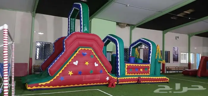 نطيطات ايجار زحليقه مائيه ملعب صابوني متاهات 4