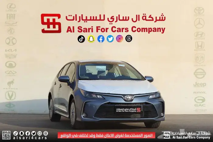 تويوتا كورلا XLI جنوط محرك 1.5 2025 اقساط بنوك وشركات 0