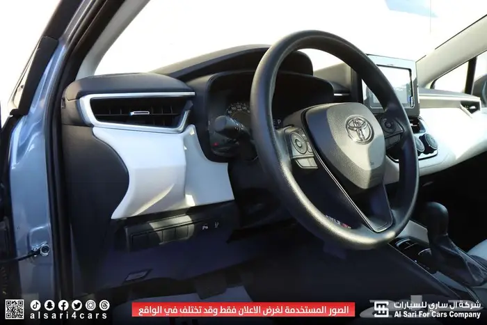 تويوتا كورلا XLI جنوط محرك 1.5 2025 اقساط بنوك وشركات 15