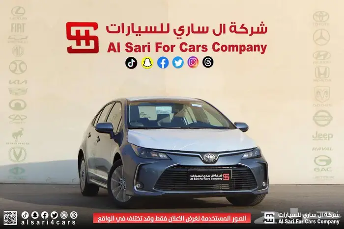 تويوتا كورلا XLI جنوط محرك 1.5 2025 اقساط بنوك وشركات 20