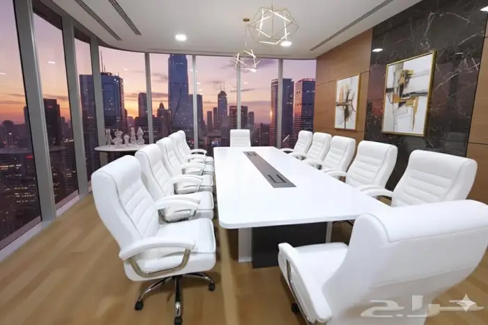 فخم طاولة اجتماع مع كراسي في توصيل نفسو يوم طلب 0