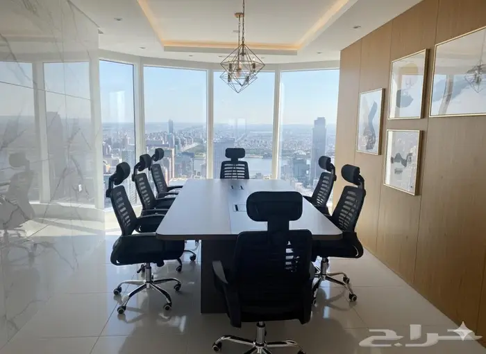 فخم طاولة اجتماع مع كراسي في توصيل نفسو يوم طلب 3