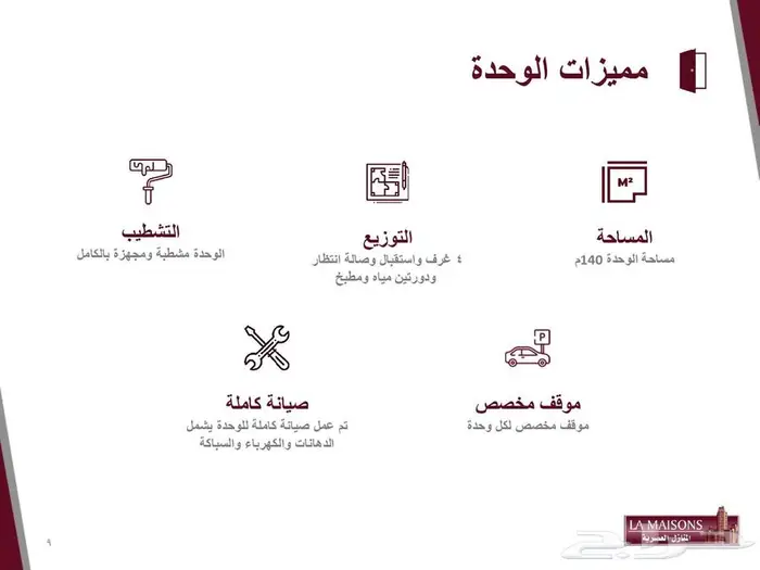 للايجار مكتب اداري رقم 201 بمركز مليباري بلازا 6
