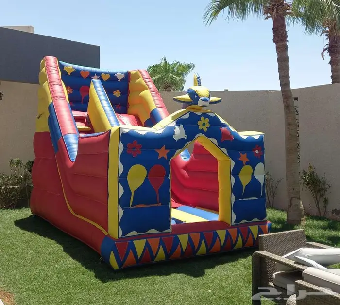نطيطات ايجار زحليقه مائيه ملعب صابوني متاهات 2