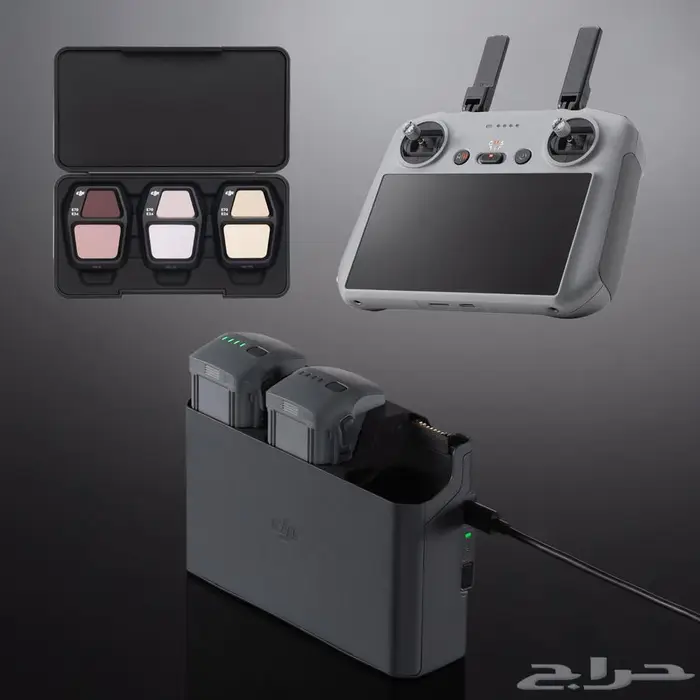 بطاريات وقاعدة درون   ريموت كنترول DJI 0