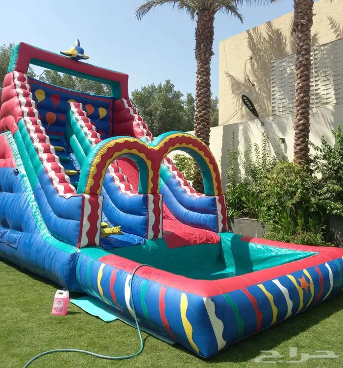 نطيطات ايجار زحليقه مائيه ملعب صابوني متاهات 3