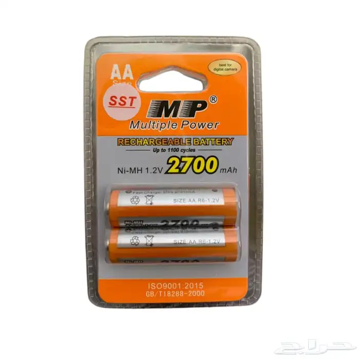 بطاريات قابلة للشحن AA 2700mAh نيكل هيدريد 0