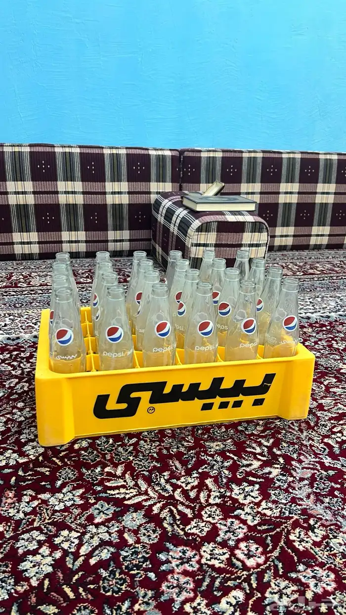 صندوق قوارير ببسي قديم 0