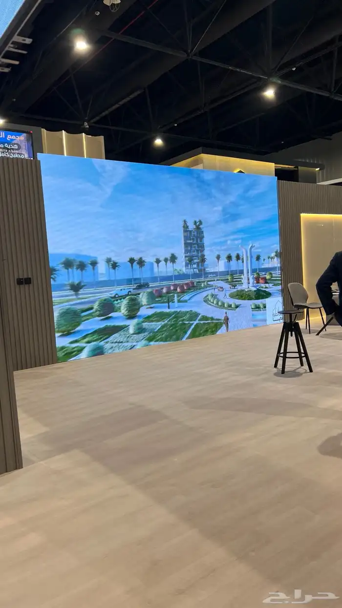 شاشات معرض الصقور و المؤتمرات شاشات للبوثات شاشة تفاعلية لد 6