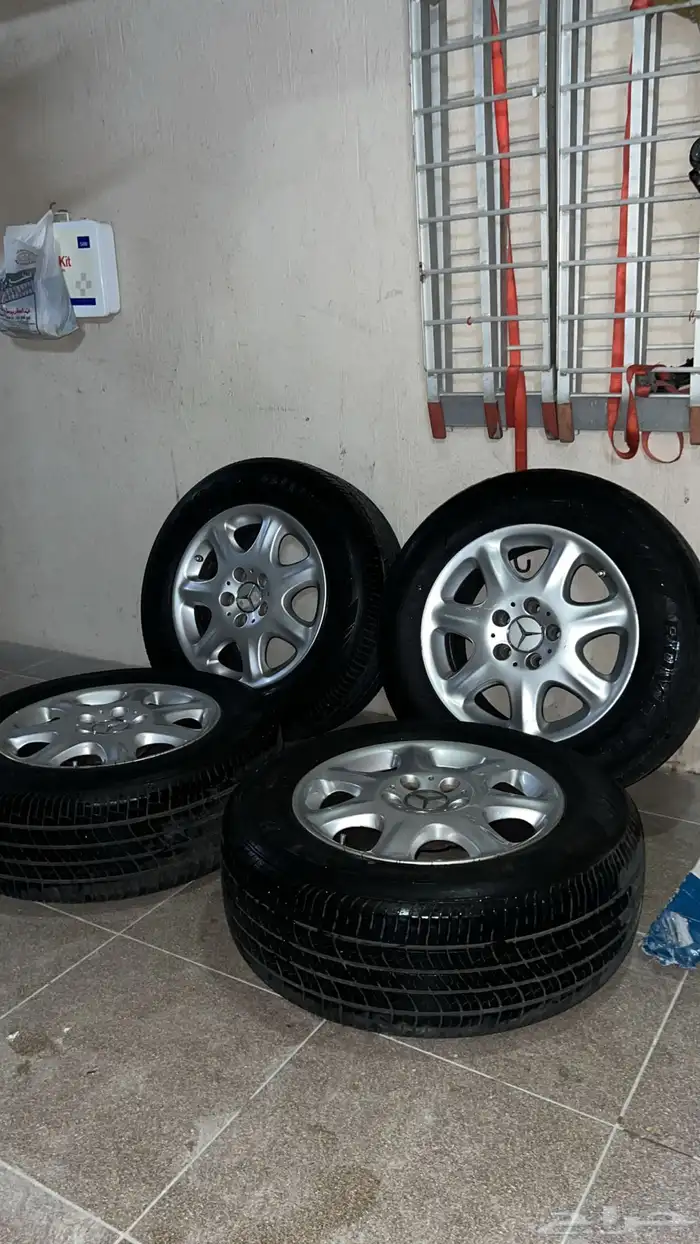 جنوط مرسيدس بالكفرات جديده 1