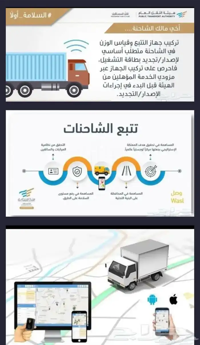 اجهزة تتبع مركبات بال Gps و عن بعد وربط مع هيئة النقل العام 1