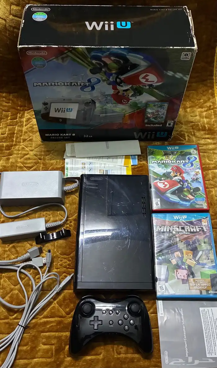Wii U console جهاز وي يو بالكرتون 0