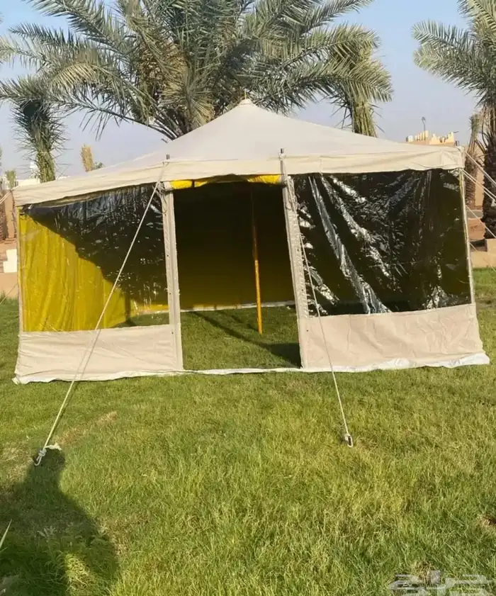 خيمة على شكل بيت شعر 11