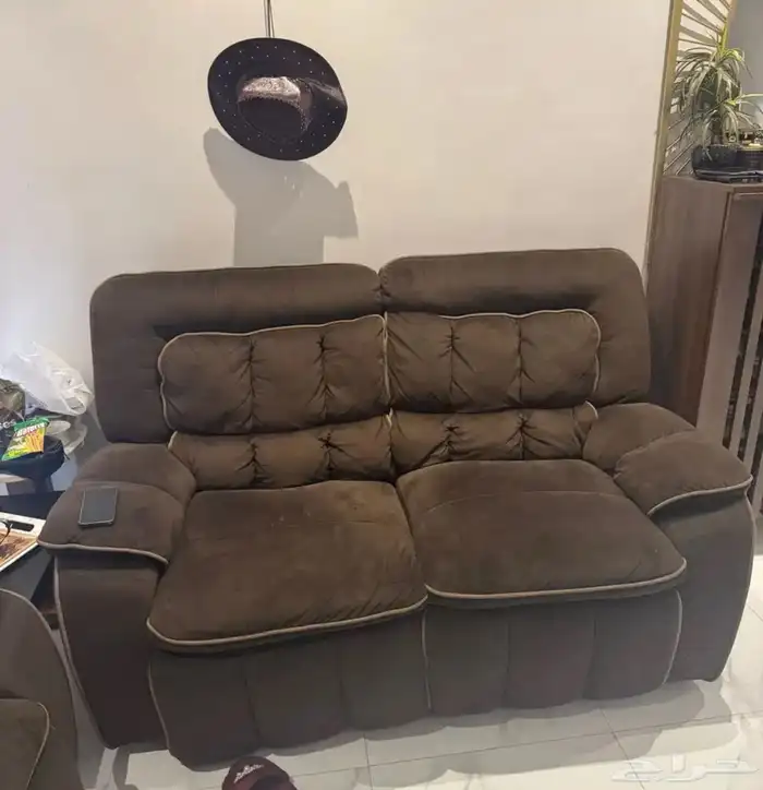 كنب استرخاء ثنائيه ب 3 وضعيات 0