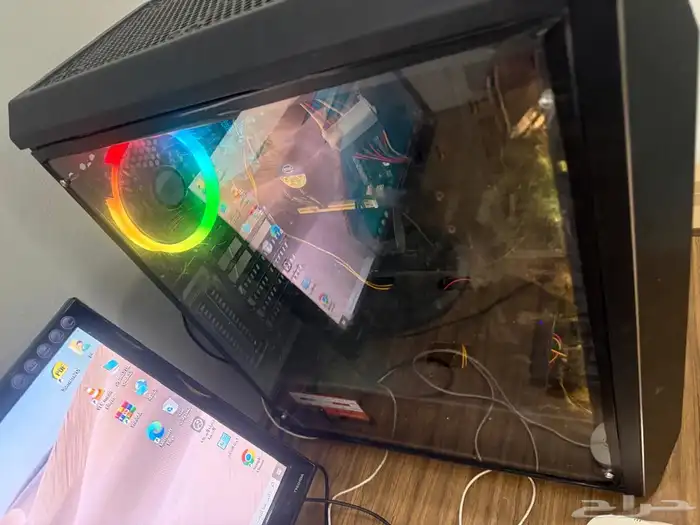كمبيوتر مكتبي كامل ب500ريال ssd 4