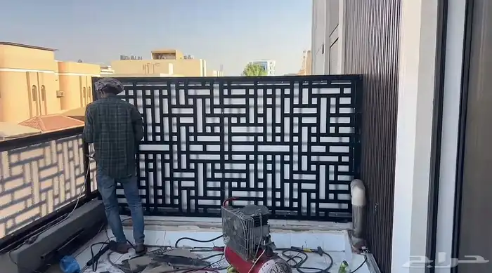 سواتر ليزر سواتر شرايح مظلات خيزران 7