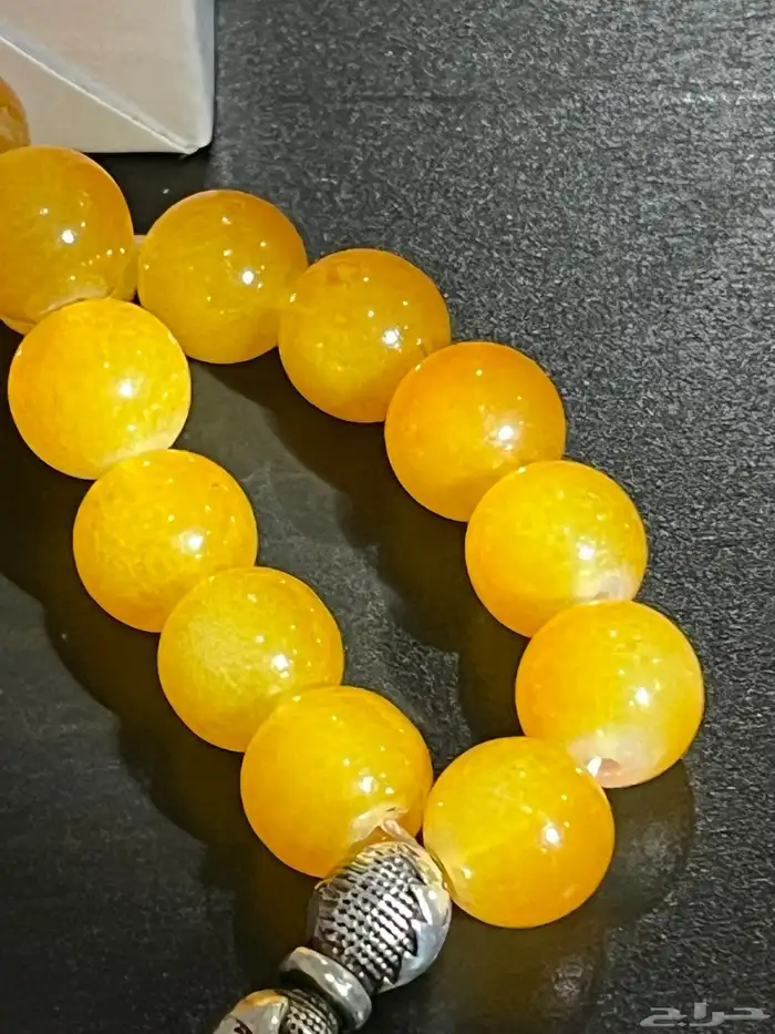 احجار كريمة طبيعيه مسباح وفضه إيطالي عيار 925 52