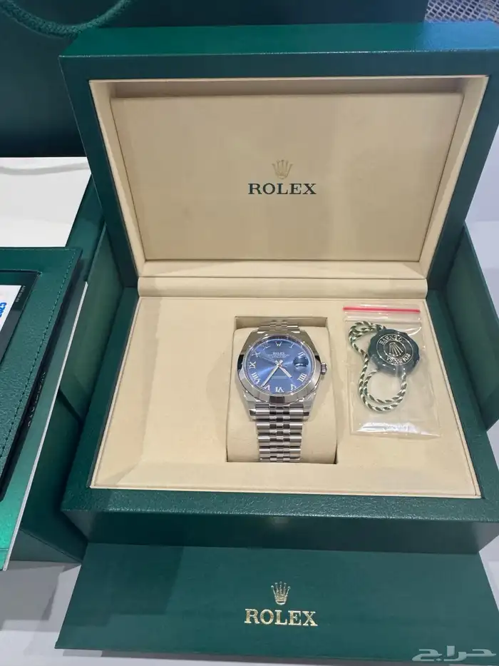 Rolex DateJust Blue Roman رولكس ديت جست ازرق روماني جوبلي 1