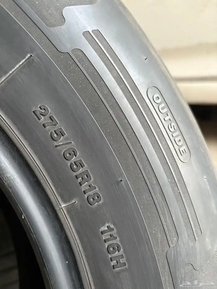 كفرات اسكويا275 65 18تيلنديه نضيفه جدا 5