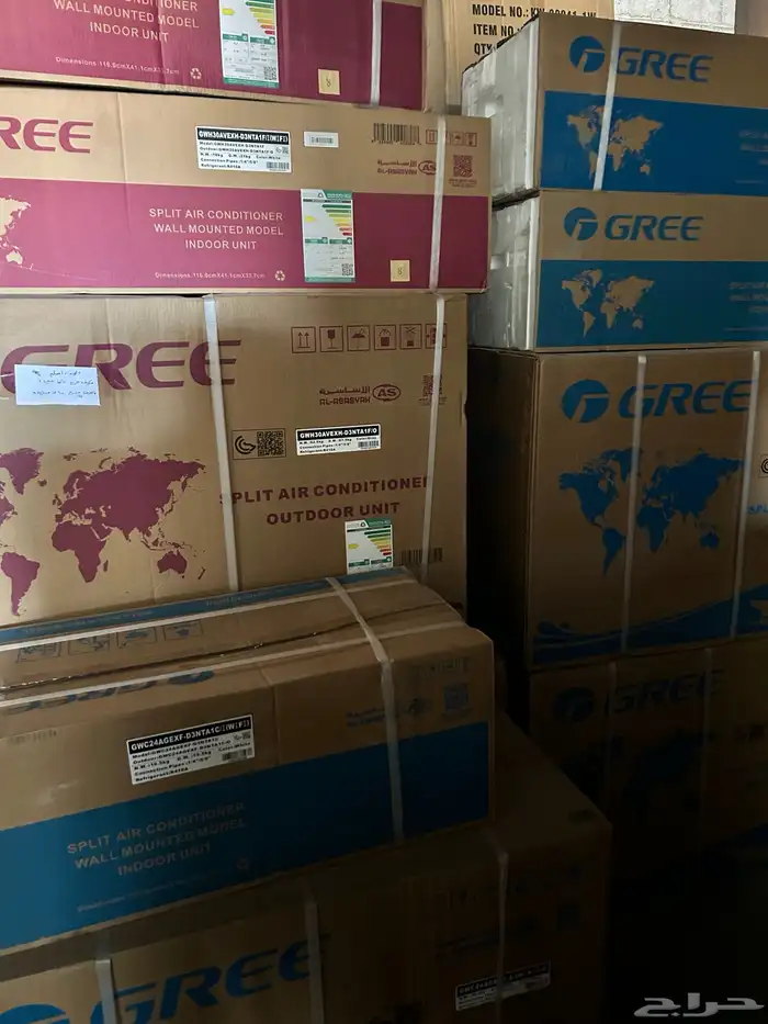 مكيفات GREE بجميع الكميات 0