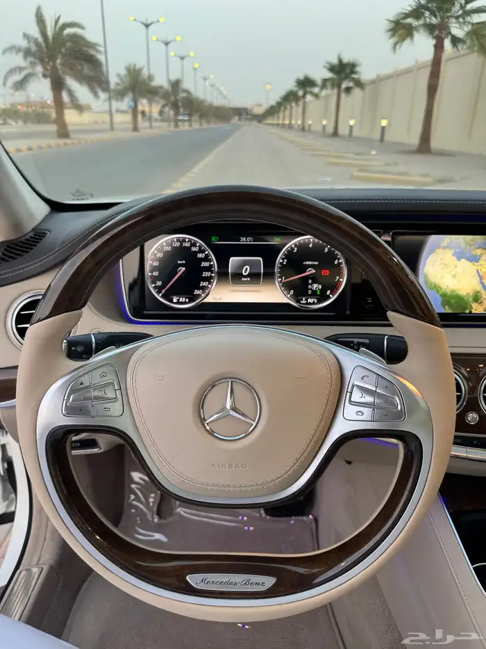 مرسيدس S400 (جفالي) 2014 كت AMG نظيف جدا 41