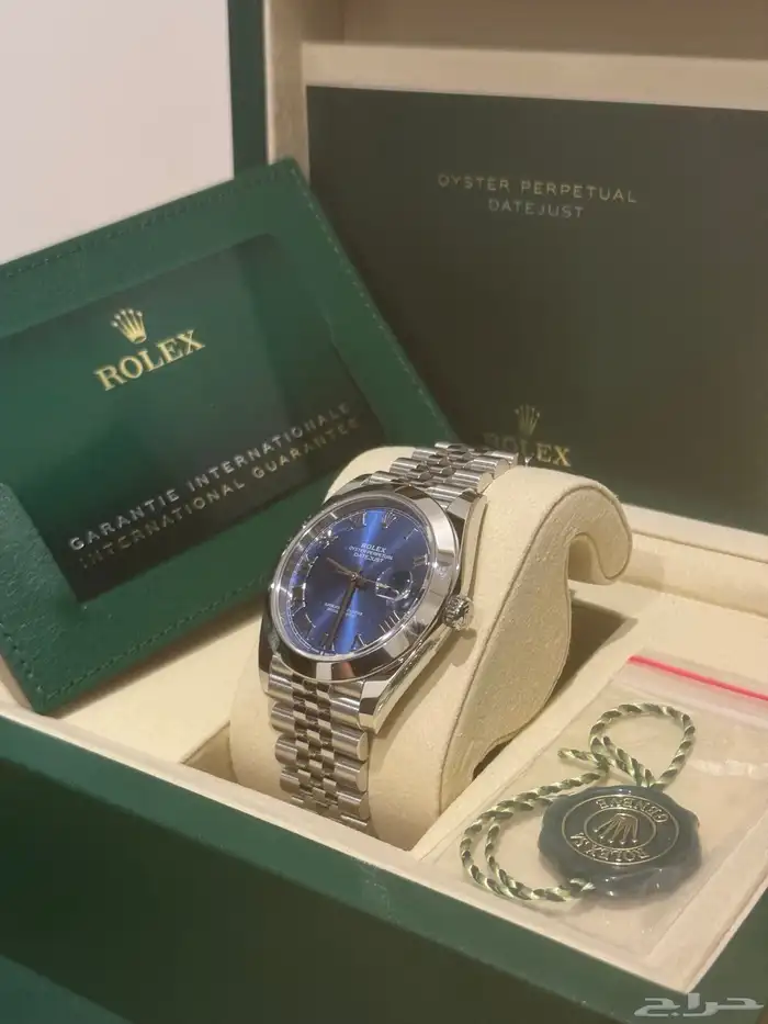 Rolex DateJust Blue Roman رولكس ديت جست ازرق روماني جوبلي 0