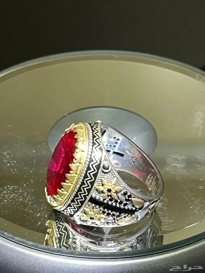 احجار كريمة طبيعيه مسباح وفضه إيطالي عيار 925 28