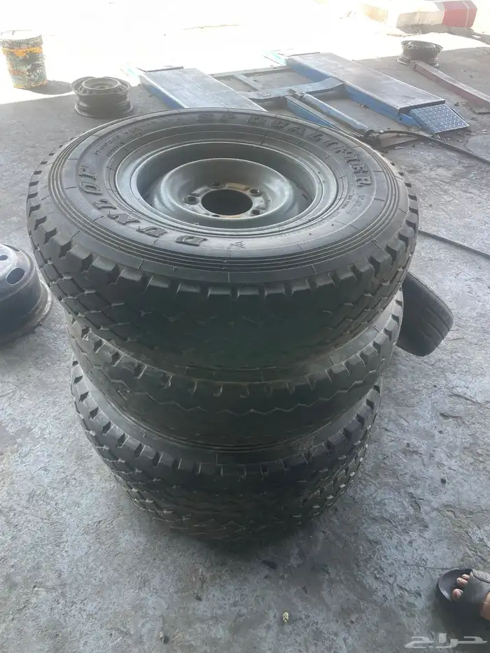 جنور ربع شنبر وكفرات دنلوب بلد 0