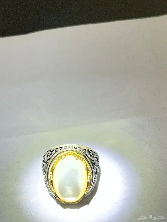 احجار كريمة طبيعيه مسباح وفضه إيطالي عيار 925 71