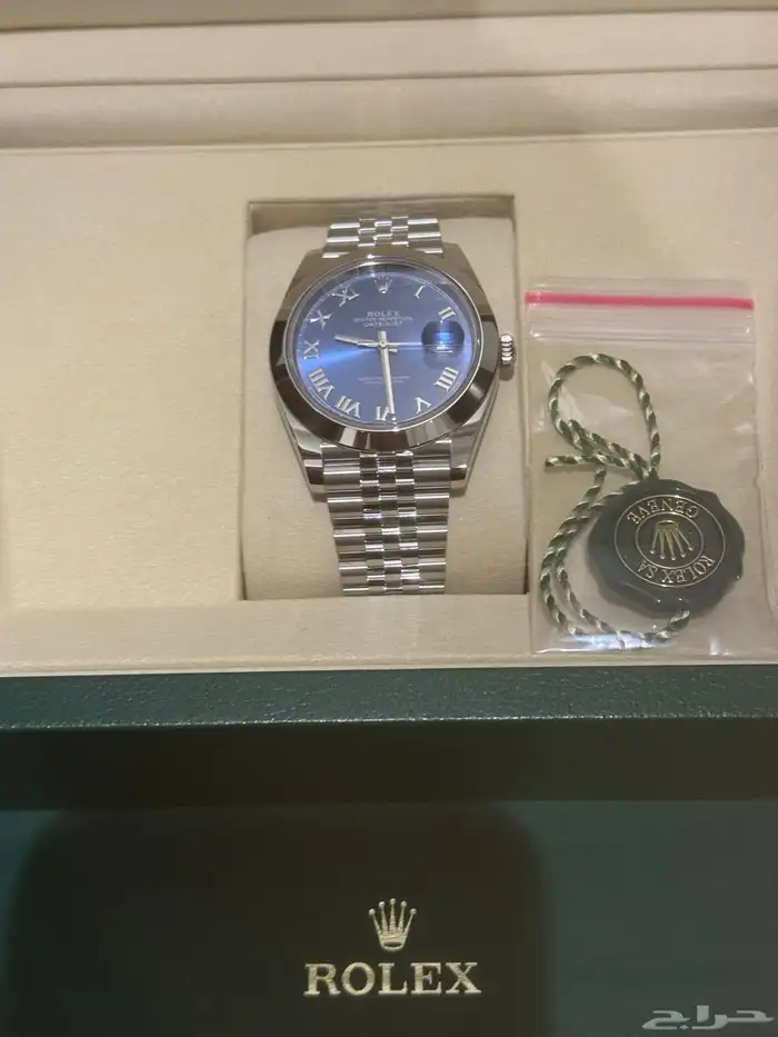 Rolex DateJust Blue Roman رولكس ديت جست ازرق روماني جوبلي 2