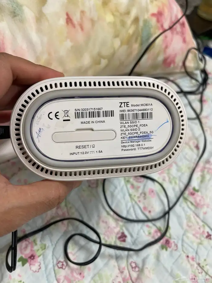 راوتر ZTE استعمال لا يكاد يذكر 2