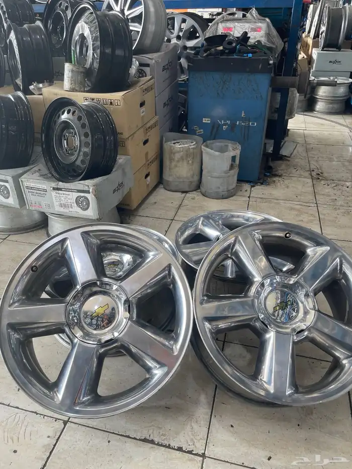 جنوط تاهو LTZ نيكل اصلي وكاله مقاس 20 4