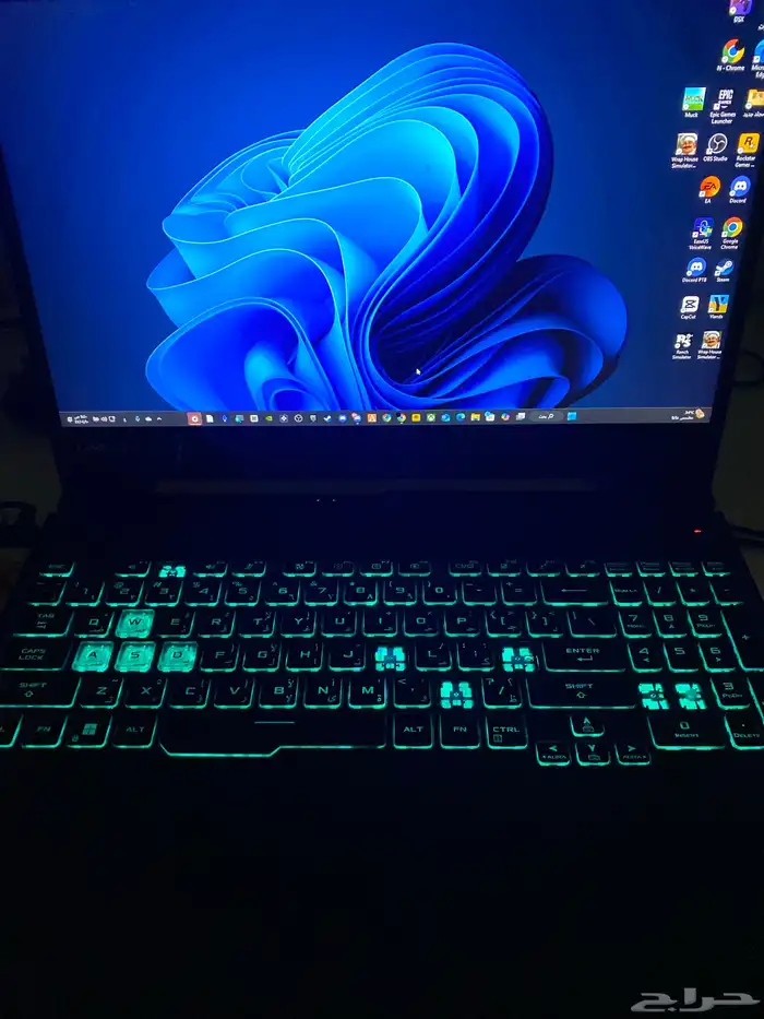 لابتوب قيمنق ASUS TUF RTX 2050 رام 40GB أداء قوي 3