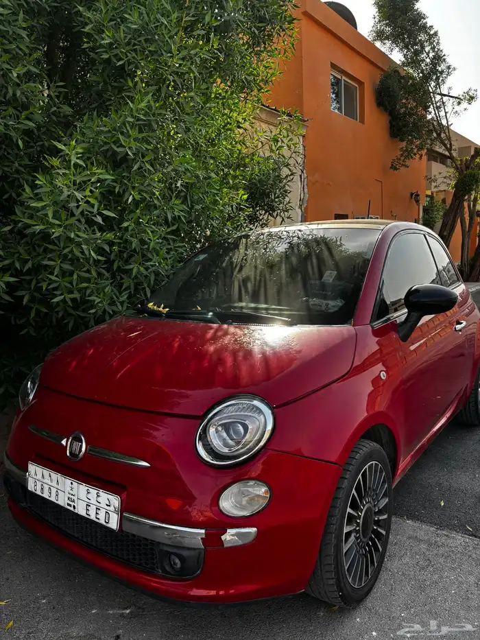 Fiat 500 2017   Red   Special Number Plate 0